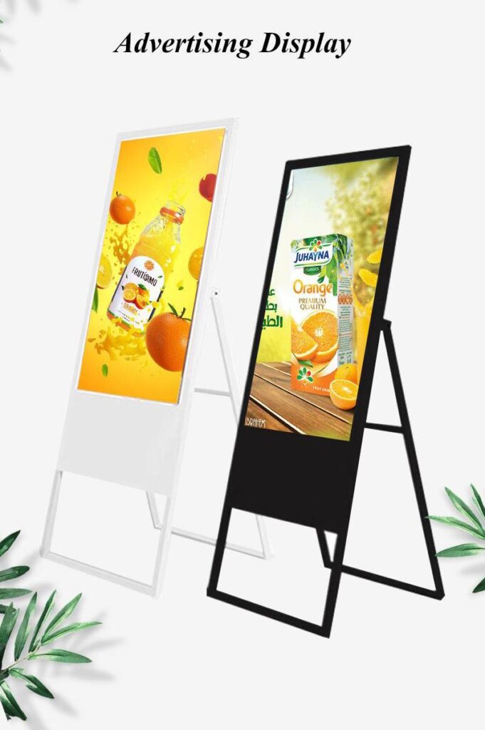 A-frame digital signage