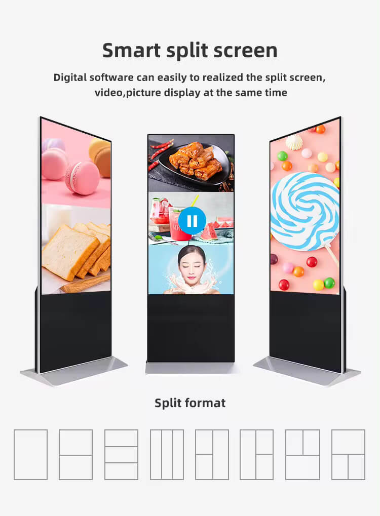 Floor standing network digital signage2