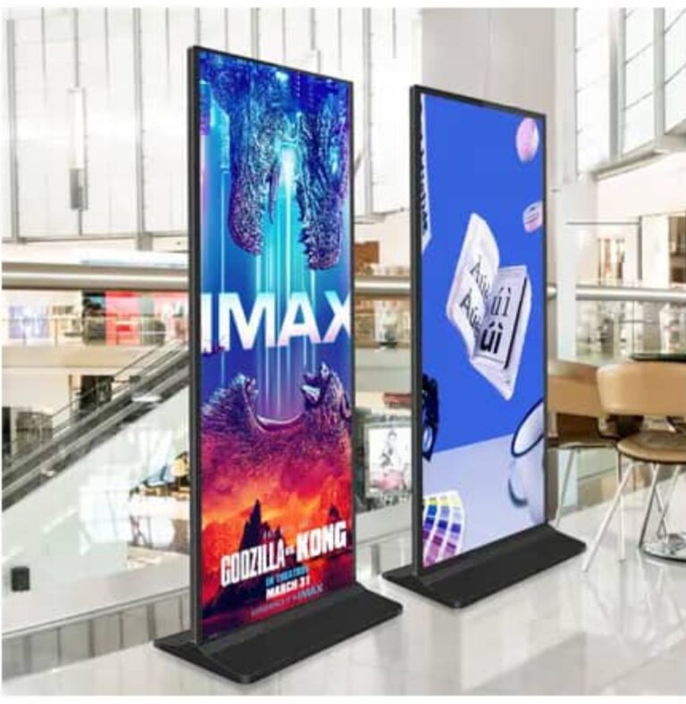 digital signage standing